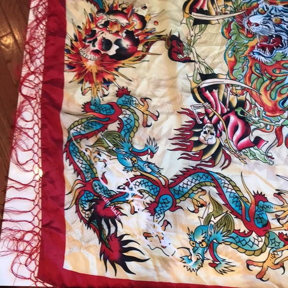Ed Hardy Silk Scarf - Picture 8 of 13